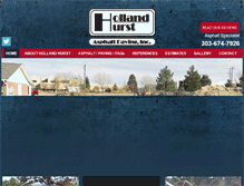 Tablet Screenshot of hollandhurst.com